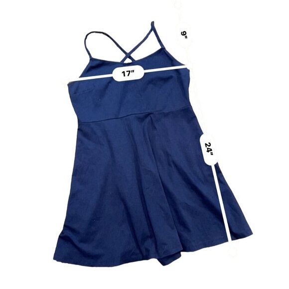 (5 for $25) Old Navy Fit & Flare Summer Dress in Navy size Large - Picture 6 of 6